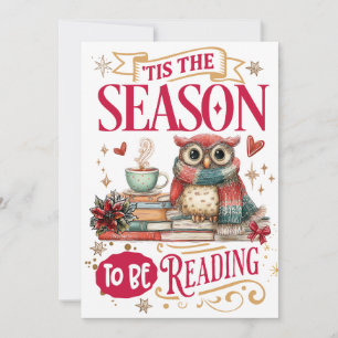 Es ist die Zeit zum Lesen  Feiertagskarte