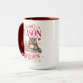Es ist die Zeit zum Lesen Tasse (Vorderseite Links)