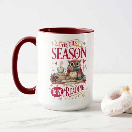 Es ist die Zeit zum Lesen Tasse (Mit Donut)