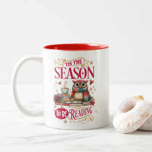 Es ist die Zeit zum Lesen  Zweifarbige Tasse