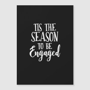 Es ist die Zeit zur feierlichen Leichtigkeit Magnetkarte