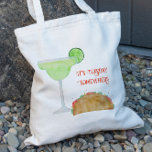 Es ist Dienstag Irgendwo Taco & Margarita Tequila Tragetasche<br><div class="desc">Diese Tasche verfügt über eine Aquarellmalerei aus Margarita Glas und Taco. Passen Sie Ihre Informationen an und ändern Sie jede Formulierung,  um Ihren Stil Anzug.</div>