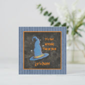 Es ist diese Hexenzeit JahresHalloween Hexe Einladung (Stehend Vorderseite)