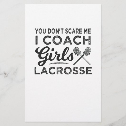 Es ist dir egal, dass ich Lacrosse trainiere Briefpapier (Vorderseite)