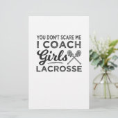 Es ist dir egal, dass ich Lacrosse trainiere Briefpapier (Stehend Vorderseite)