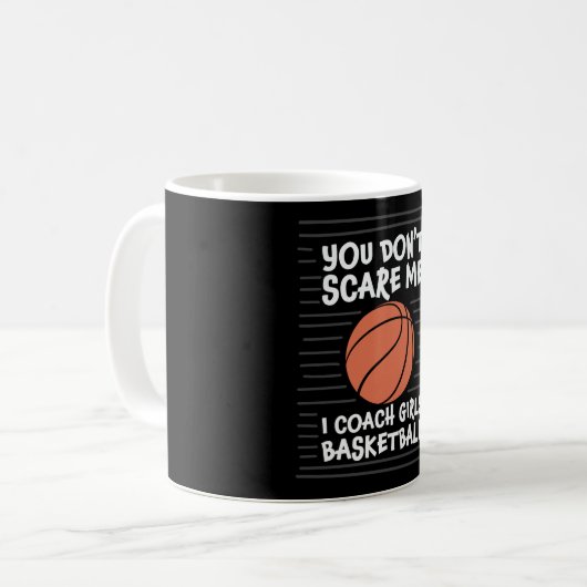 Es ist dir egal, dass ich Mädchen beim Basketballd Kaffeetasse (Vorderseite Links)