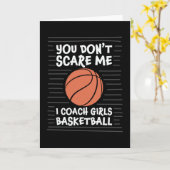 Es ist dir egal, dass ich Mädchen beim Basketballd Karte (Gelbe Blume)