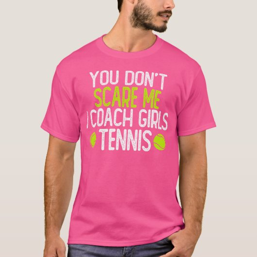 Es ist dir egal, dass ich Mädchen im Tennis traini T-Shirt (Vorderseite)