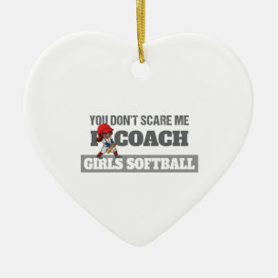 Es ist dir egal, dass ich Softball trainiere Keramik Ornament