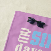 Es ist doppelte Zeit Orchid Pink ID421 Strandtuch (Beispiel)