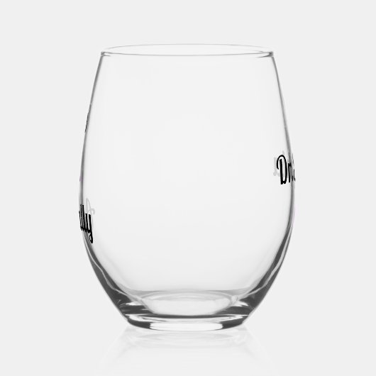 Es ist Dr. Modern PHD Abschluss Lila Liebe Weinglas Ohne Stiel (Links)