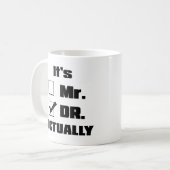 Es ist Dr. Tasse, Dr. Gift, Dr. Present, Do Kaffeetasse (Vorderseite Links)