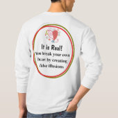 Es ist echt T-Shirt (Rückseite)