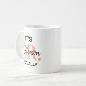 Es ist eigentlich Dr. – Lustiges Arztleben | Cute Kaffeetasse (Vorderseite Links)