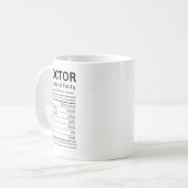 Es ist eigentlich Dr. – Lustiges Arztleben | Cute Kaffeetasse (Vorderseite Links)