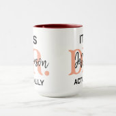 Es ist eigentlich Dr. – Lustiges Arztleben | Cute Tasse (Zentrum)