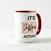 Es ist eigentlich Dr. – Lustiges Arztleben | Cute Tasse (VorderseiteRechts)