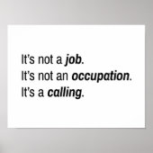 Es ist ein anrufendes Plakat (Vorne)