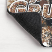 Es ist ein Art SCHMUTZ rostige Buchstaben Mousepad (Ecke)