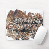 Es ist ein Art SCHMUTZ rostige Buchstaben Mousepad (Mit Mouse)