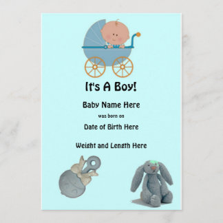 Es ist ein Baby-Ankündigung Ankündigung