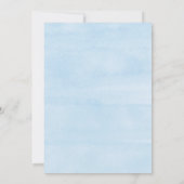 Es ist ein Baby Baby Baby Baby Baby Baby Boy Blue Einladung (Rückseite)