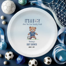 Es ist ein Baby Baby Baby Baby Baby Shower Bearly Pappteller