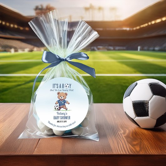 Es ist ein Baby Baby Baby Baby Baby Shower Bearly  Runder Aufkleber