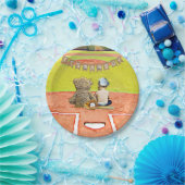 Es ist ein Baby, Baseball-Babydusche Pappteller (Party)