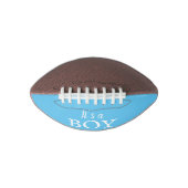 Es ist ein Baby Blue Baby Baby Baby Shower Gender Football (Vorderseite)