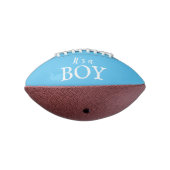Es ist ein Baby Blue Baby Baby Baby Shower Gender Football (Gedreht 270)