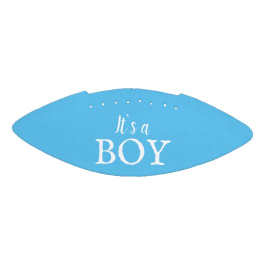 Es ist ein Baby Blue Baby Baby Baby Shower Gender Football (Panel)