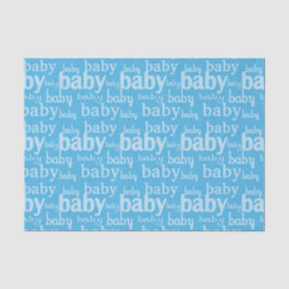 Es ist ein Baby Blue Baby Dusche Party Seidenpapier