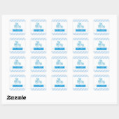 Es ist ein Baby Blue Baby Shower Stickers (Blatt)