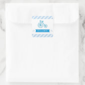 Es ist ein Baby Blue Baby Shower Stickers (Tasche)
