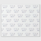 Es ist ein Baby Blue Baby Wrapping Paper Geschenkpapier (Flach)