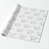 Es ist ein Baby Blue Baby Wrapping Paper Geschenkpapier (Ungerollt)