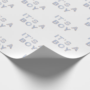 Es ist ein Baby Blue Baby Wrapping Paper Geschenkpapier