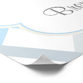 Es ist ein Baby Custom Baby Shower Poster (Ecke)
