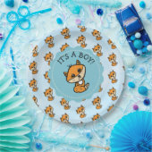 Es ist ein Baby, die Kinderdusche des Little Fox B Pappteller (Party)