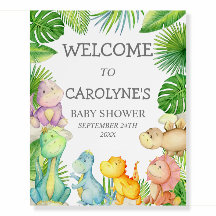 Es ist ein Baby Dinosaur Baby Dusche Begrüßungszei