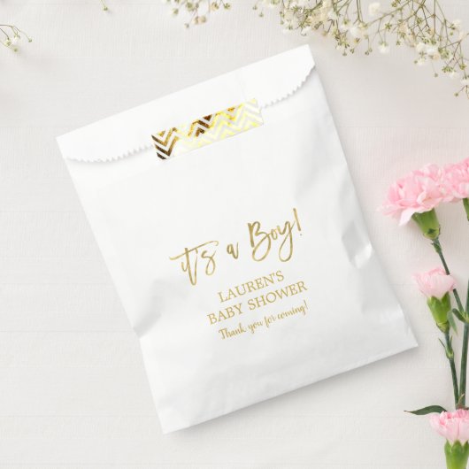 Es ist ein Baby Duschbeutel Geschenktütchen (Versiegelt)