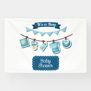 Es ist ein Baby Dusche 4x6 Vinyl Banner