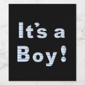 Es ist ein Baby-Dusche, Wein, Etiketten, zum Verka Weinetikett (Einzelnes Label)