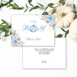 Es ist ein Baby-Duschkopf Dankeskarte