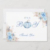 Es ist ein Baby-Duschkopf Dankeskarte (Vorderseite)