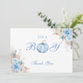 Es ist ein Baby-Duschkopf Dankeskarte (Stehend Vorderseite)