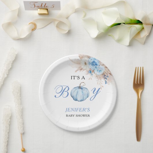 Es ist ein Baby-Duschkopf Pappteller (Hochzeit)