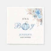 Es ist ein Baby-Duschkopf Serviette (Vorderseite)