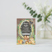 Es ist ein Baby-Duschkopf-Windeln-Windeln aus Boy Begleitkarte (Stehend Vorderseite)